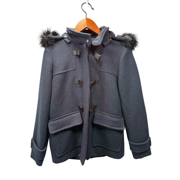 VERO MODA Wool Coat Size M Toggle Buttons NEW - Picture 8 of 14